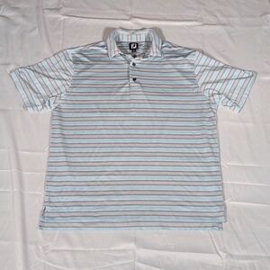 FootJoy Men's Large Plaid Golf Polo Shit A2